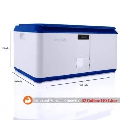 SereneLife Home & Lighting Locking Storage Container Bin 21 Gallon SLSBIN20