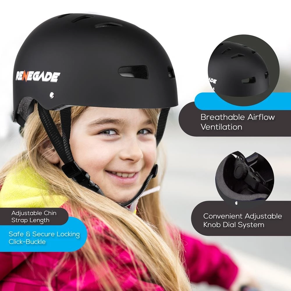 Hurtle Sports & Outdoors Sports Safety Helmet HURTSHLBK 1 Hurtle Sports & Outdoors Sports Safety Helmet HURTSHLBK