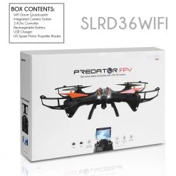 SereneLife Predator WiFi Drone Quad-Copter With HD Camera SLRD36WIFI