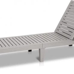 Serenelife Adjustable Outdoor Patio Chaise Lounge SLLOUNG70 Lawn & Garden
