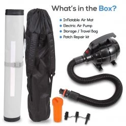 SereneLife Sports & Outdoors Inflatable Air Tumbling Mat 9.8ft SLGM3KB