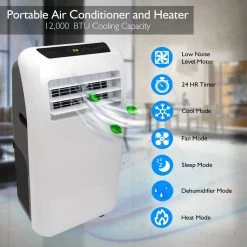 SereneLife Portable Air Conditioner And Heater SLACHT128 Home & Lighting
