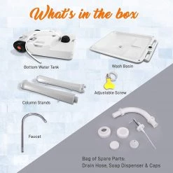 SereneLife 30L Portable Water Faucet Washing Station SLCASN25 Sports & Outdoors 13 SereneLife 30L Portable Water Faucet Washing Station SLCASN25 Sports & Outdoors