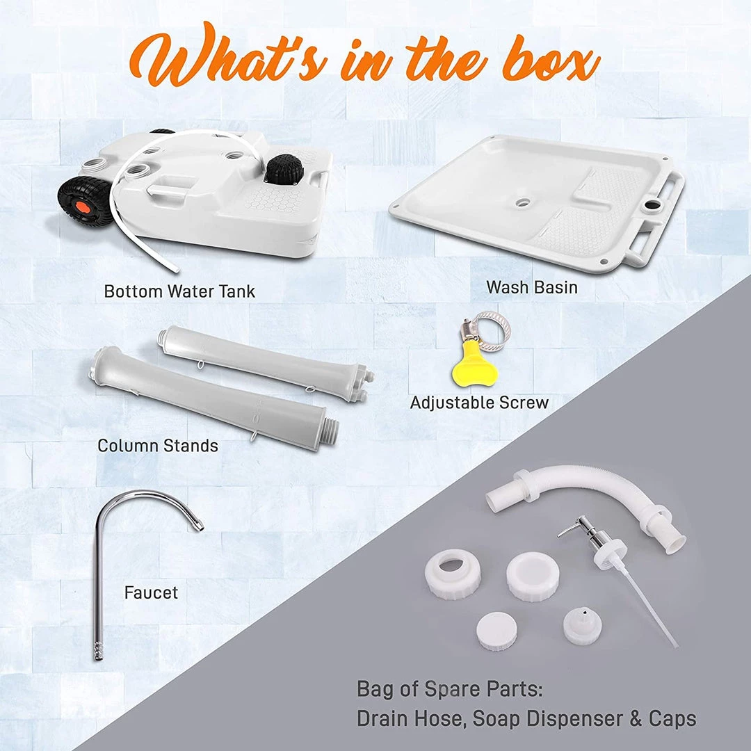 SereneLife 30L Portable Water Faucet Washing Station SLCASN25 Sports & Outdoors 7 SereneLife 30L Portable Water Faucet Washing Station SLCASN25 Sports & Outdoors