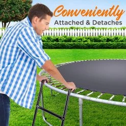SereneLife Sports & Outdoors Outdoor Trampoline Safety Ladder SLTRA12LDR