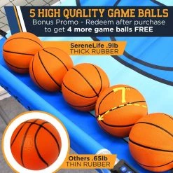 Serenelife Dual-Shot Basketball System SLBSKBG110 Sports & Outdoors