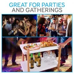 Serenelife Home & Lighting Serving Cart SLSRVCRT400