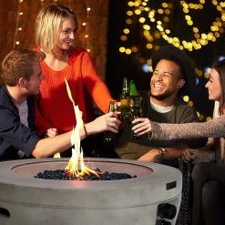 Serenelife Propane Gas Fire Pit SLFPBAL Tools & Garden