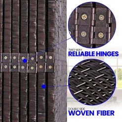 Serenelife Home & Lighting 8-Panel Room Divider SLRDX89