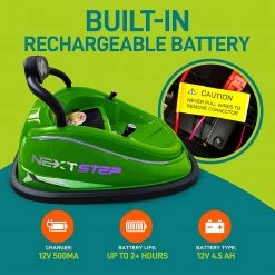 Serenelife 360° Spinning Kids Bumper Car SLBUPC65