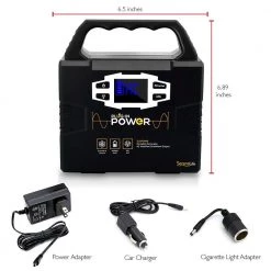 SereneLife Rechargeable Battery Portable Power Generator SLSPGN10 Camping & Outdoor