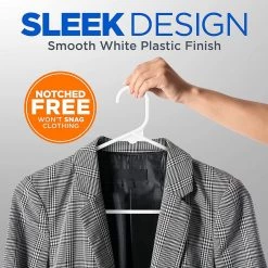 Serenelife Sports & Outdoors Plastic Clothes Hangers SLHPL55 9 Serenelife Sports & Outdoors Plastic Clothes Hangers SLHPL55