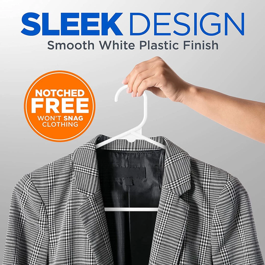 Serenelife Sports & Outdoors Plastic Clothes Hangers SLHPL55 3 Serenelife Sports & Outdoors Plastic Clothes Hangers SLHPL55