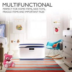 SereneLife Security Locking Storage Container Bin SLSBIN10