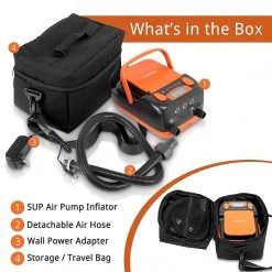 SereneLife SLPUMP50 Premium Compact Digital Air Pump Compressor Sports & Outdoors