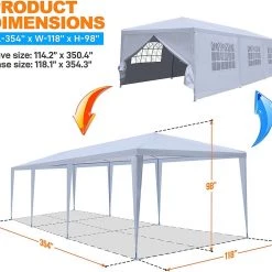 Serenelife Tools & Garden Party Tent Commercial Instant Shelter SLTET30