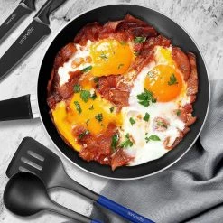 Serenelife Home Kitchen Cookware 20-Piece Set Home & Lighting