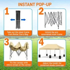 Serenelife Sports & Outdoors Tent Commercial Instant Shelter 49 Serenelife Sports & Outdoors Tent Commercial Instant Shelter