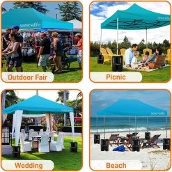 Serenelife Sports & Outdoors Tent Commercial Instant Shelter 35 Serenelife Sports & Outdoors Tent Commercial Instant Shelter