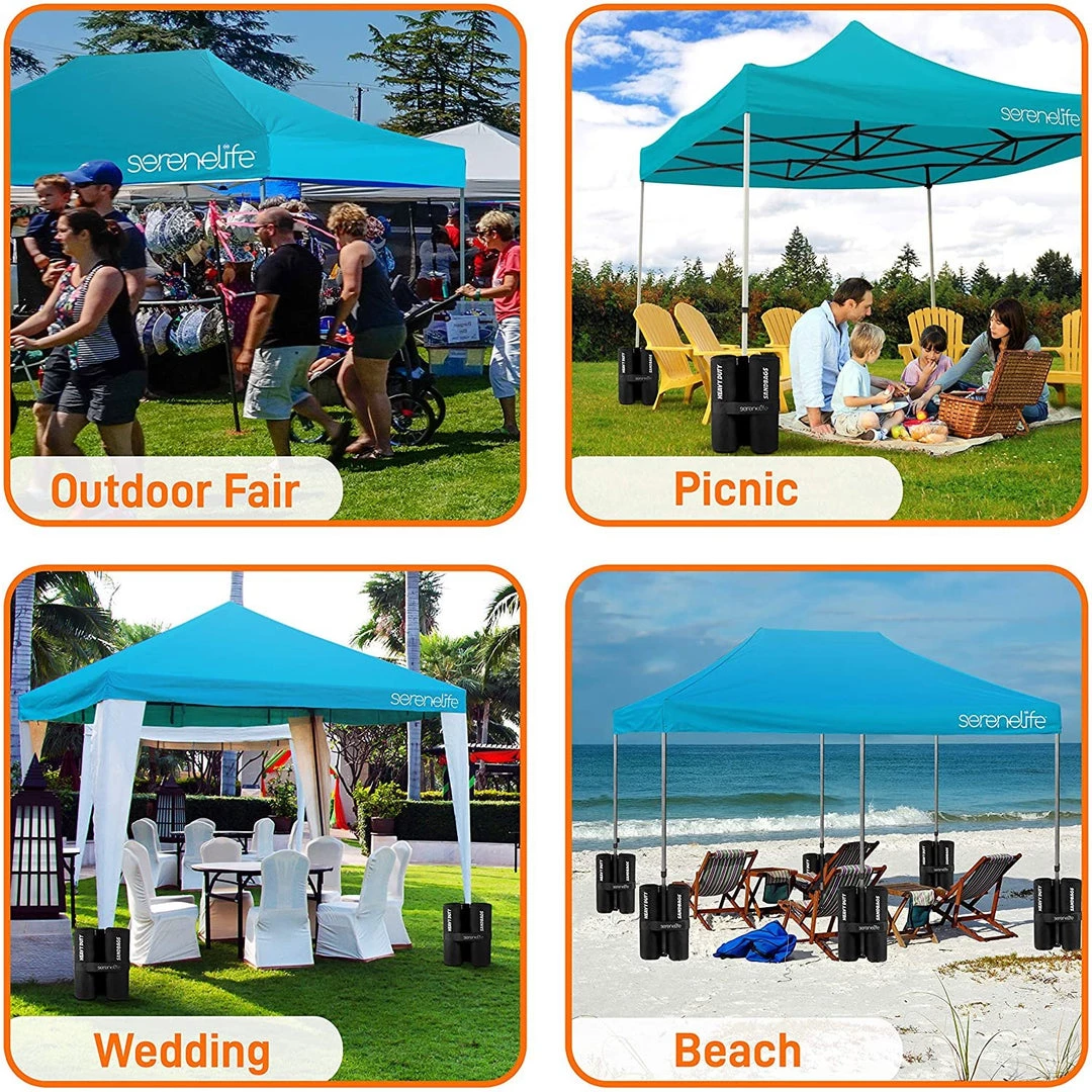 Serenelife Sports & Outdoors Tent Commercial Instant Shelter 6 Serenelife Sports & Outdoors Tent Commercial Instant Shelter