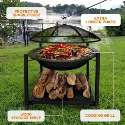 Serenelife Outdoor Fire Pit SLCARFP54