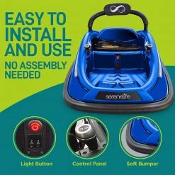 Serenelife 360° Spinning Kids Bumper Car SLBUPC22