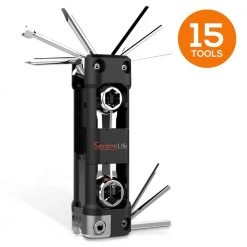SereneLife Bicycle & Flat Tire Repair Tool Kit SLBIKIT12