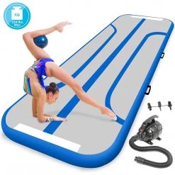 SereneLife Inflatable Air Tumbling Mat 13 Ft SLGM4BL Sports & Outdoors