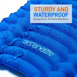 SereneLife Ultralight Sleeping Pad With Carrying Bag Sports & Outdoors