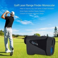 SereneLife Golf Laser Range Finder Monocular SLGRF30BK