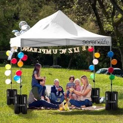 SereneLife Pop Up Canopy Tent Sports & Outdoors