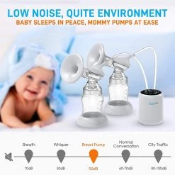 SereneLife Baby Products Double Electric Breast Pump SIBPX3