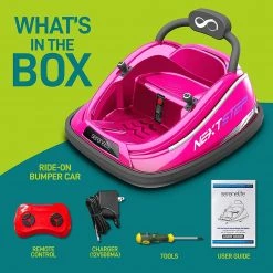 Serenelife 360° Spinning Kids Bumper Car SLBUPC54 Toys & Drones