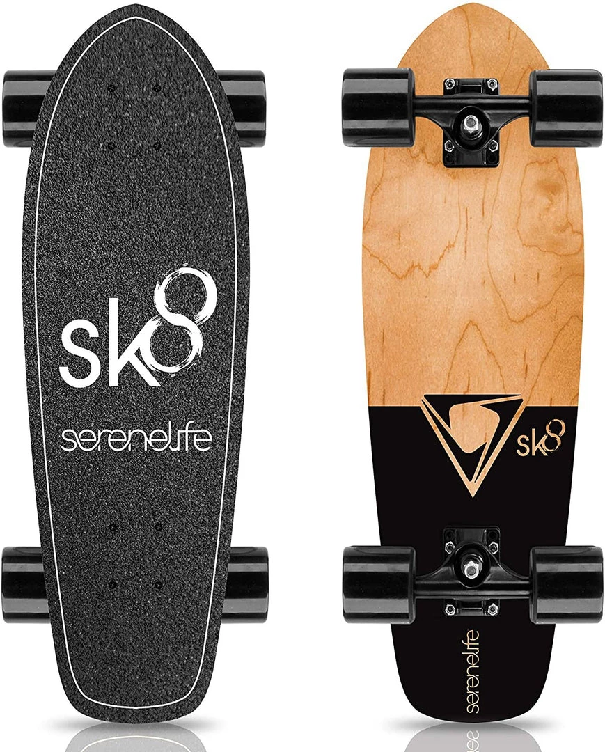 Serenelife Sports & Outdoors Canadian Maple Deck Skateboard 6" 10 Serenelife Sports & Outdoors Canadian Maple Deck Skateboard 6"