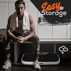 Hurtle Sports & Outdoors Core Fitness Training Vibration Machine HURVBTR36