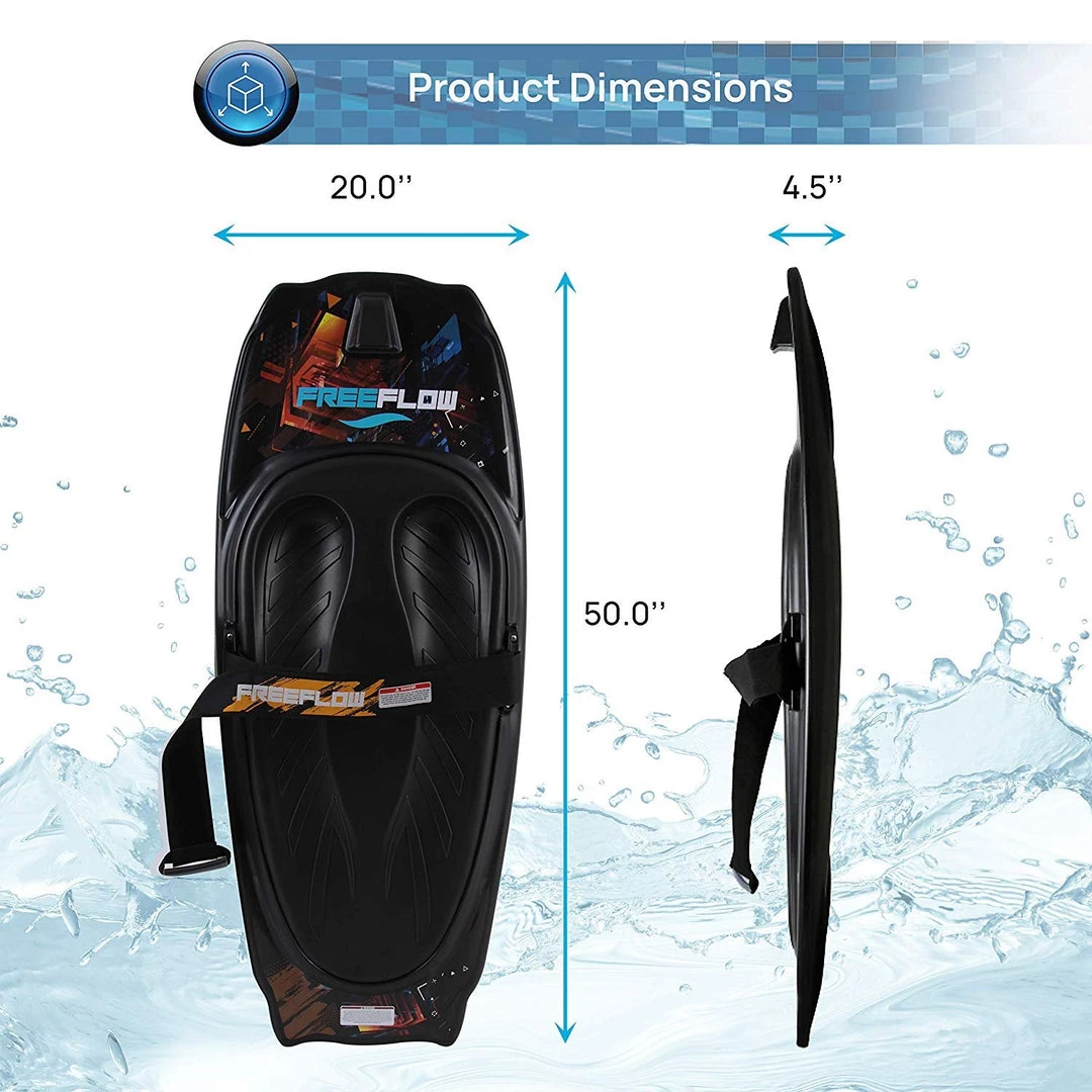 SereneLife Free-Flow Water Sport Kneeboard SLKB20 4 SereneLife Free-Flow Water Sport Kneeboard SLKB20