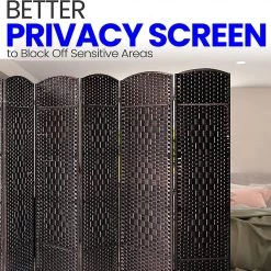 Serenelife Home & Lighting 8-Panel Room Divider SLRDX89