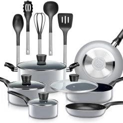 Serenelife Home & Lighting Home Kitchen Cookware 15-Piece Set