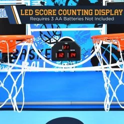 Serenelife Dual-Shot Basketball System SLBSKBG110 Sports & Outdoors