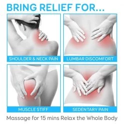 SereneLife Health & Beauty Full Body Vibrating Massage Mat SLMPDMSG45 12 SereneLife Health & Beauty Full Body Vibrating Massage Mat SLMPDMSG45