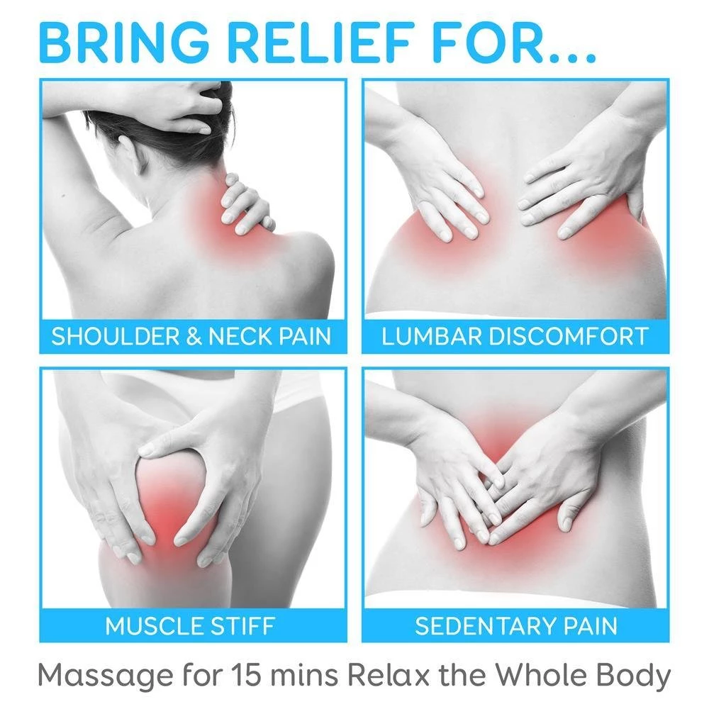 SereneLife Health & Beauty Full Body Vibrating Massage Mat SLMPDMSG45 6 SereneLife Health & Beauty Full Body Vibrating Massage Mat SLMPDMSG45