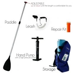 SereneLife Sports & Outdoors Thunder Wave SUP Inflatable Paddle Board