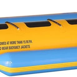Serenelife Inflatable Banana Boat With Storage Bag 3 Person SLBBFL3 Sports & Outdoors