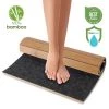 SereneLife Bamboo Floor Rug Bath Mat SLFBMT20