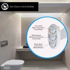 SereneLife Bathroom Bidet Seat Attachment SLTLSP14 Health & Household