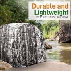 Serenelife Sports & Outdoors Spring Steel Blind SLHT39