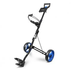 Serenelife Sports & Outdoors Foldable 3-Wheel Golf Push Cart SLGZX3