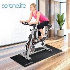 Serenelife PVC Bike Mat SLBIKEMT Sports & Outdoors