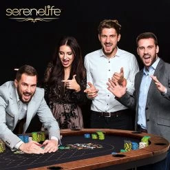 Serenelife Poker/Casino Game Table SLPT720