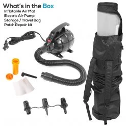 SereneLife 13 Ft Inflatable Air Tumbling Mat SLGM4KB Sports & Outdoors